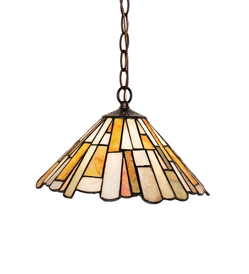Meyda Tiffany 38970 One Light Pendant, Mahogany Bronze