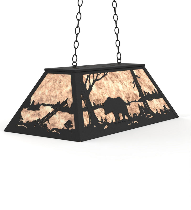 Meyda Tiffany 52123 Six Light Pendant, Textured Black