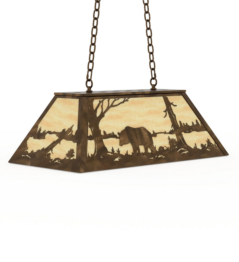 Meyda Tiffany 67175 Six Light Pendant, Antique Copper