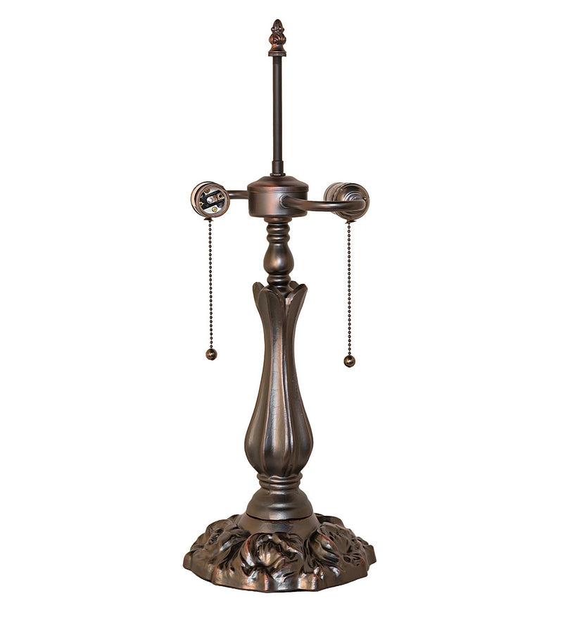Meyda Tiffany 67257 Two Light Base, Mahogany Bronze