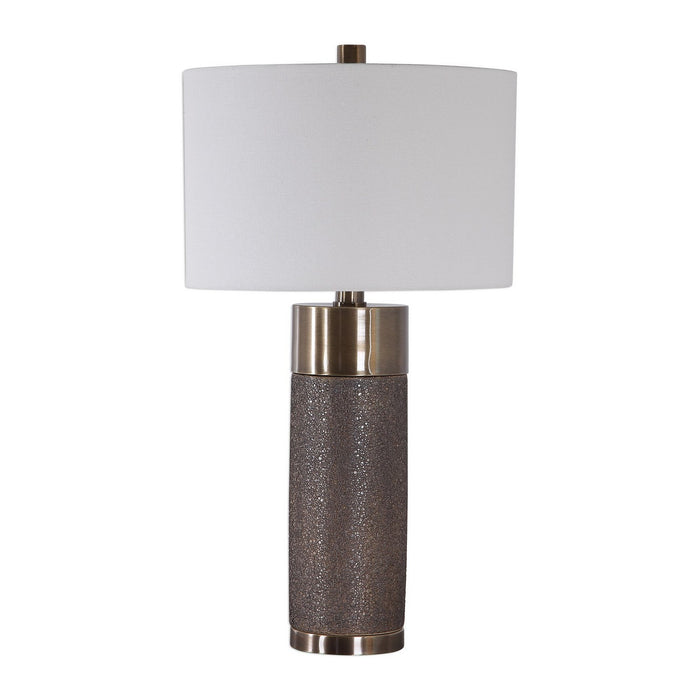 Uttermost 27914-1 One Light Table Lamp, Antique Brass