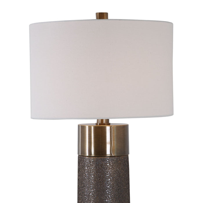 Uttermost 27914-1 One Light Table Lamp, Antique Brass