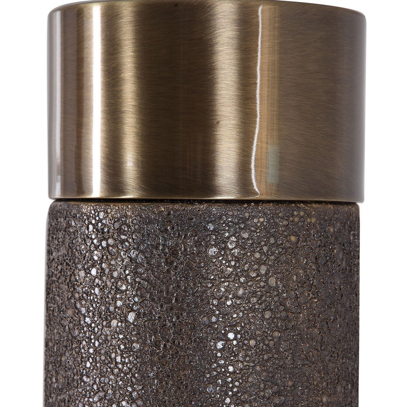 Uttermost 27914-1 One Light Table Lamp, Antique Brass