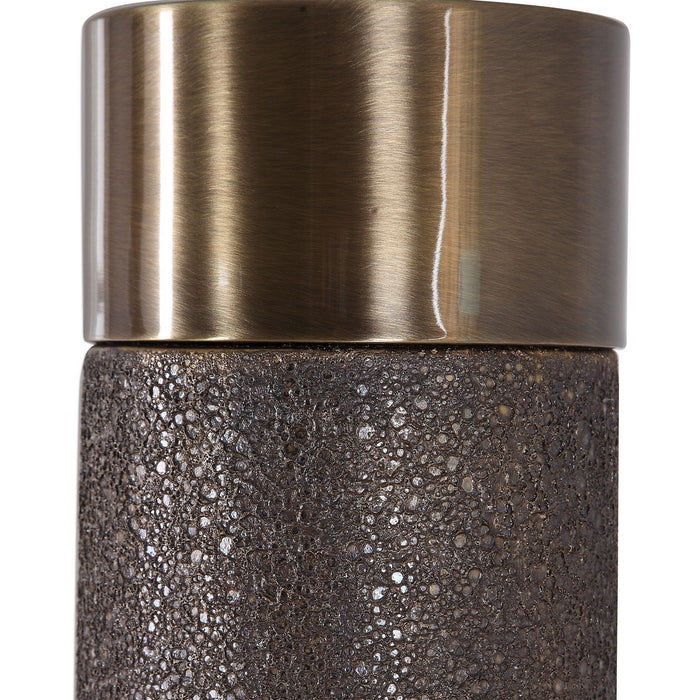 Uttermost 27914-1 One Light Table Lamp, Antique Brass