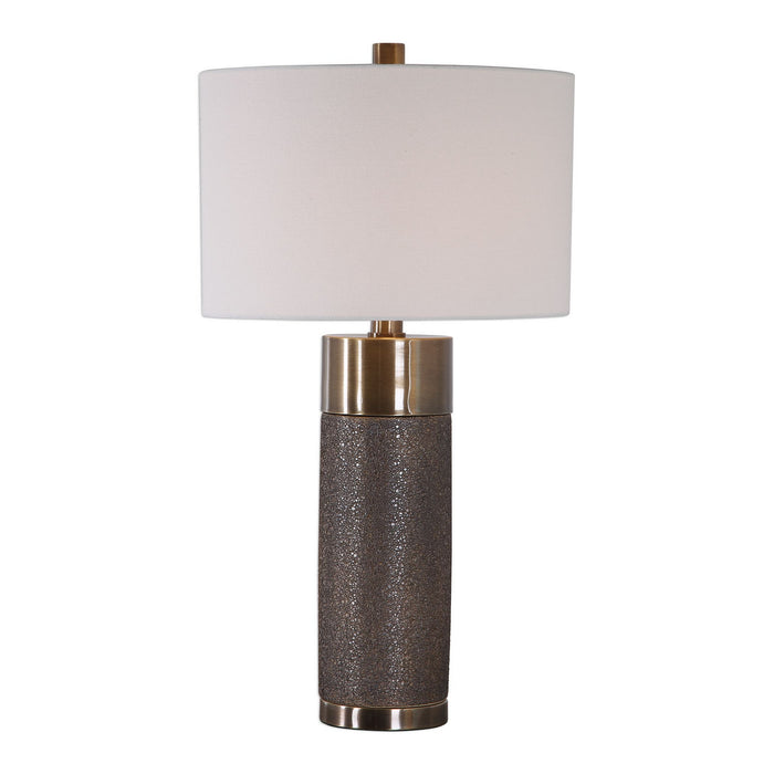 Uttermost 27914-1 One Light Table Lamp, Antique Brass