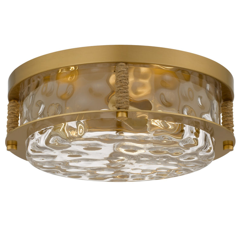 Quoizel BTC1616BRG LED Flush Mount, Brushed Gold