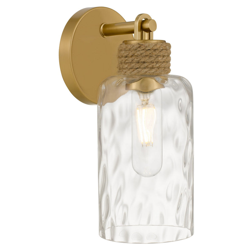 Quoizel BTC8605BRG One Light Wall Sconce, Brushed Gold