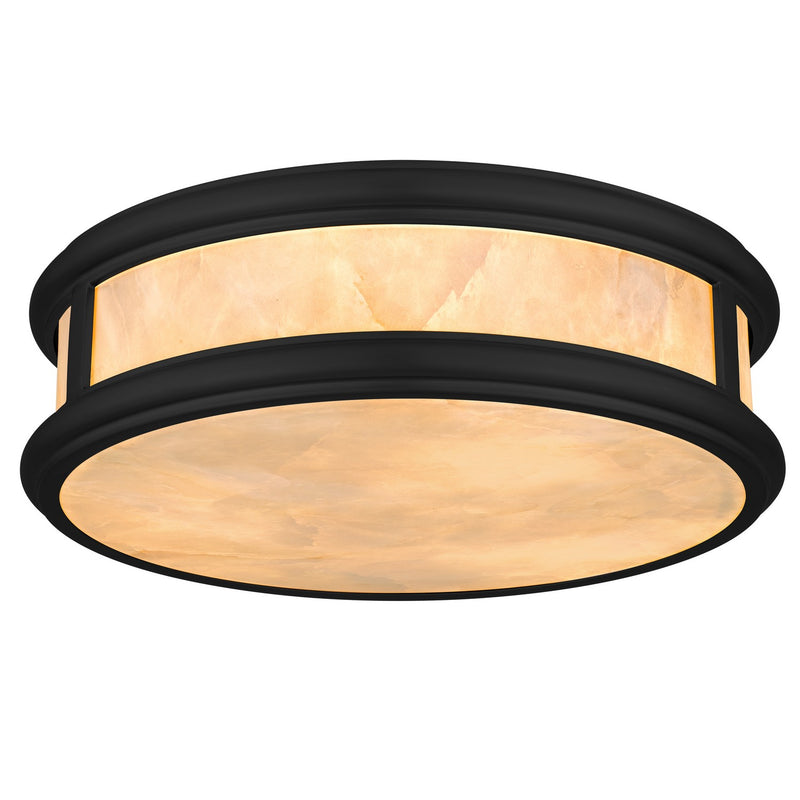 Quoizel COLE1616MBK LED Flush Mount, Matte Black