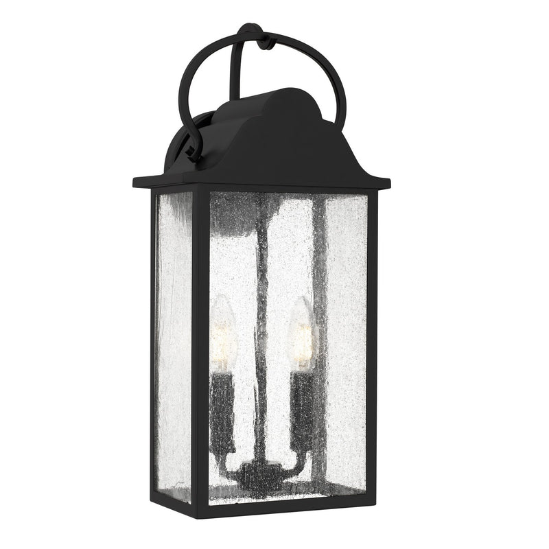 Quoizel DAM8407MBK LED Outdoor Wall Lantern, Matte Black