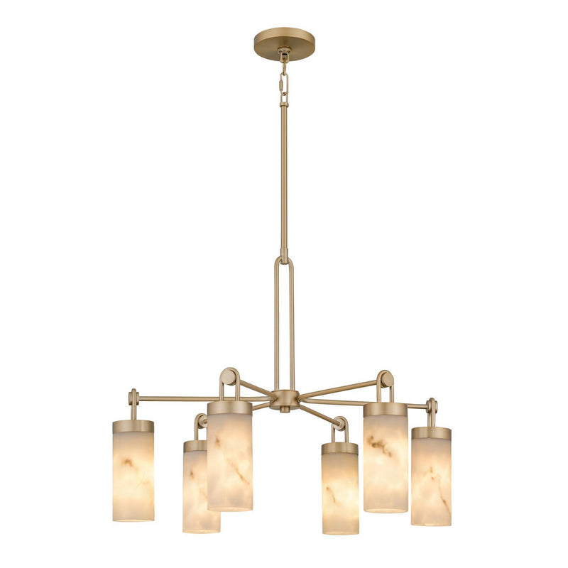 Quoizel GIA5026BGD LED Chandelier, Bronze Gold