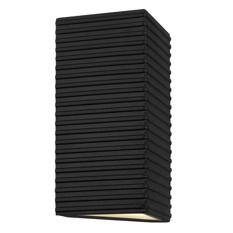 Quoizel KYLE8405EK LED Outdoor Wall Lantern, Earth Black