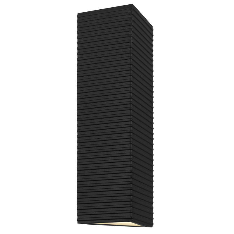 Quoizel KYLE8406EK LED Outdoor Wall Lantern, Earth Black