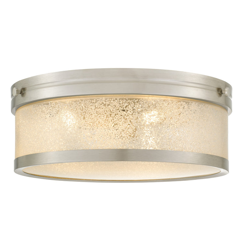 Quoizel MICA1616BN LED Flush Mount, Brushed Nickel