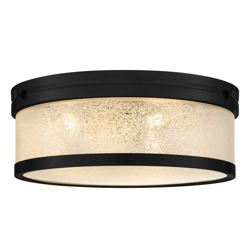 Quoizel MICA1616MBK LED Flush Mount, Matte Black