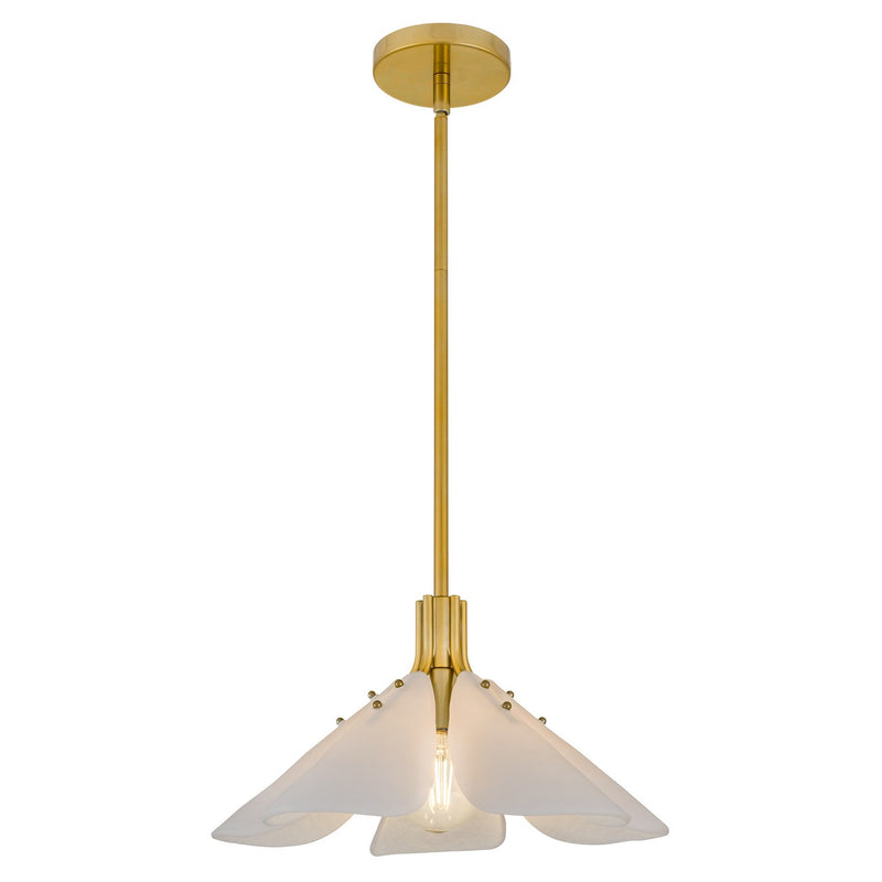 Quoizel MILT1817LG One Light Pendant, Light Gold