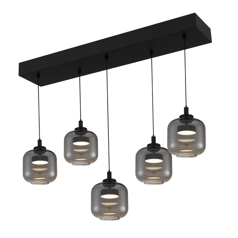 Quoizel PCLEN538MBK LED Island Pendant, Matte Black
