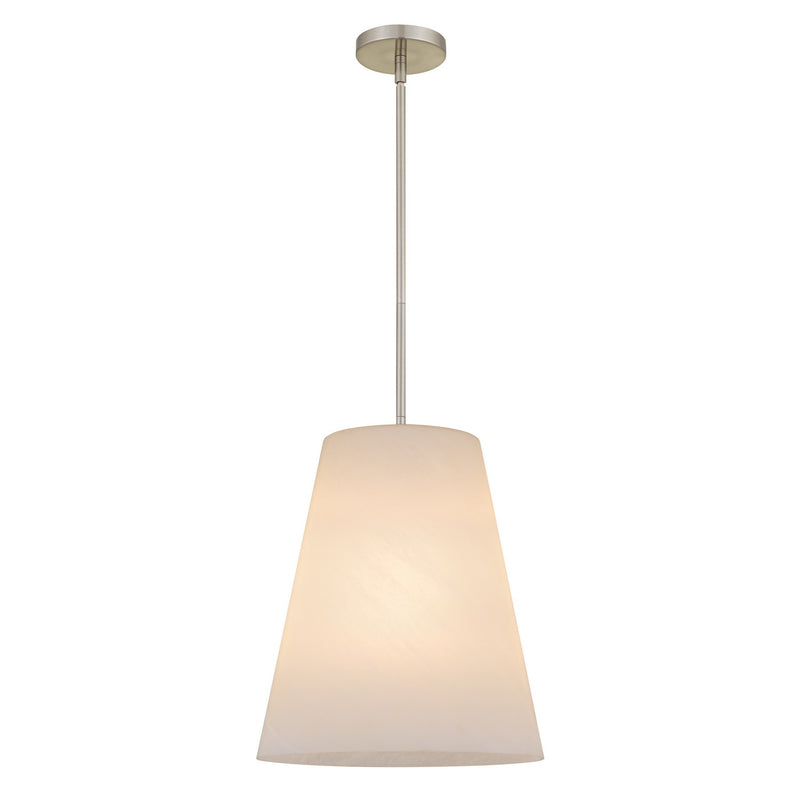 Quoizel PRGA1514BN One Light Pendant, Brushed Nickel
