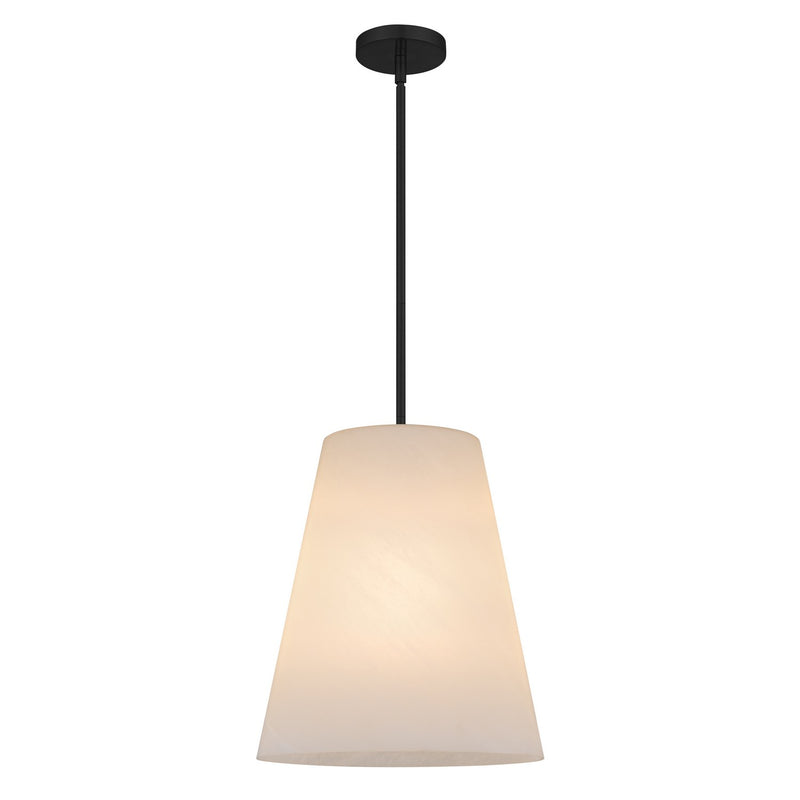 Quoizel PRGA1514MBK One Light Pendant, Matte Black