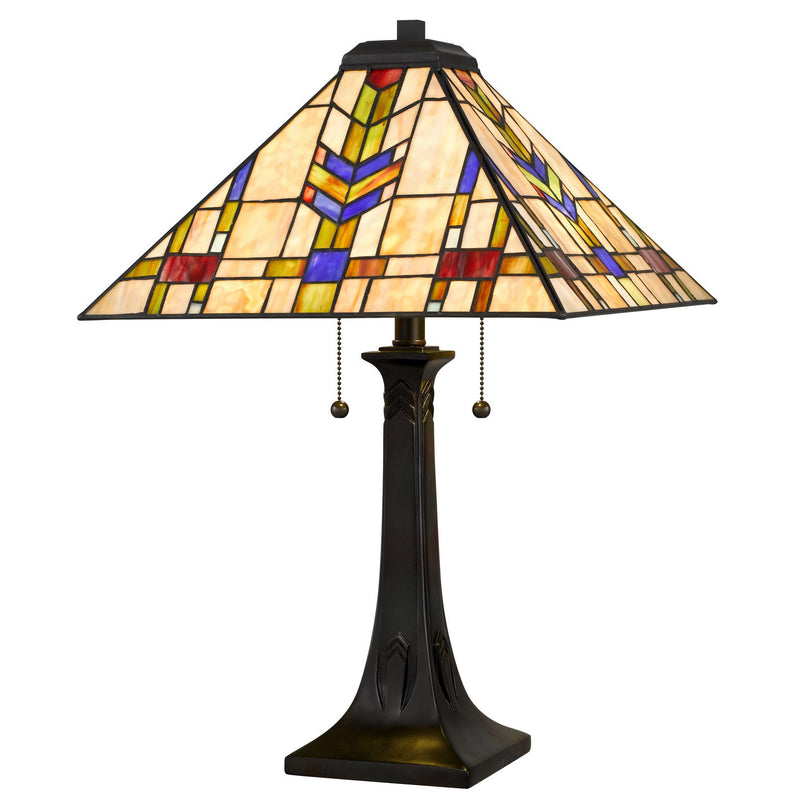 Quoizel TF6821VA Two Light Table Lamp, Valiant Bronze