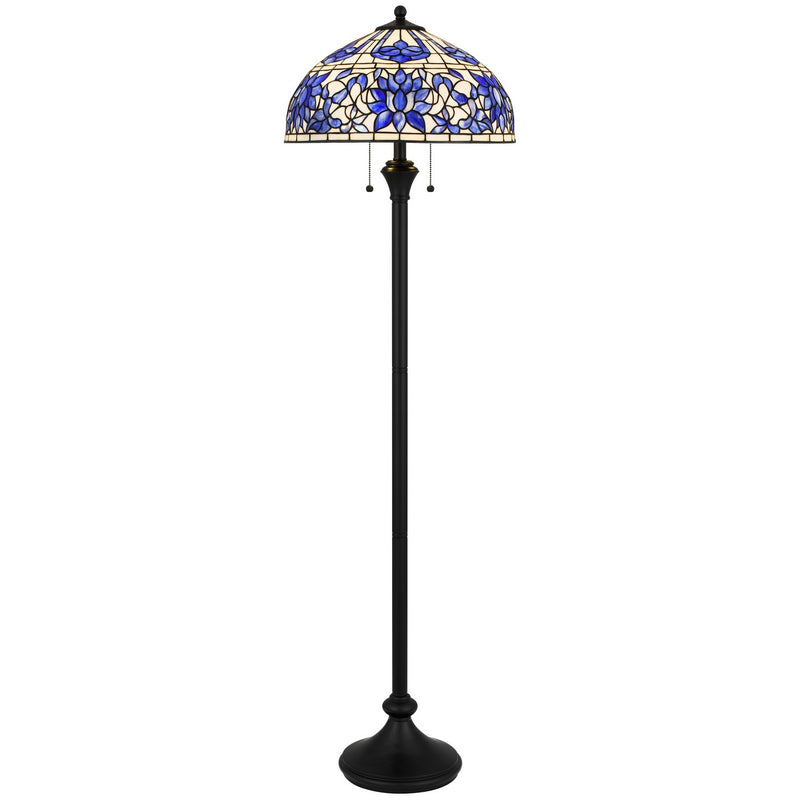 Quoizel TFNR9362MBK Two Light Floor Lamp, Matte Black