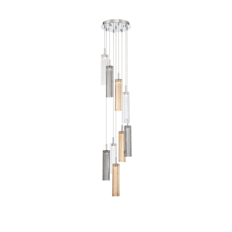 Crystorama ADD-405-CH-AU LED Pendant, Polished Chrome