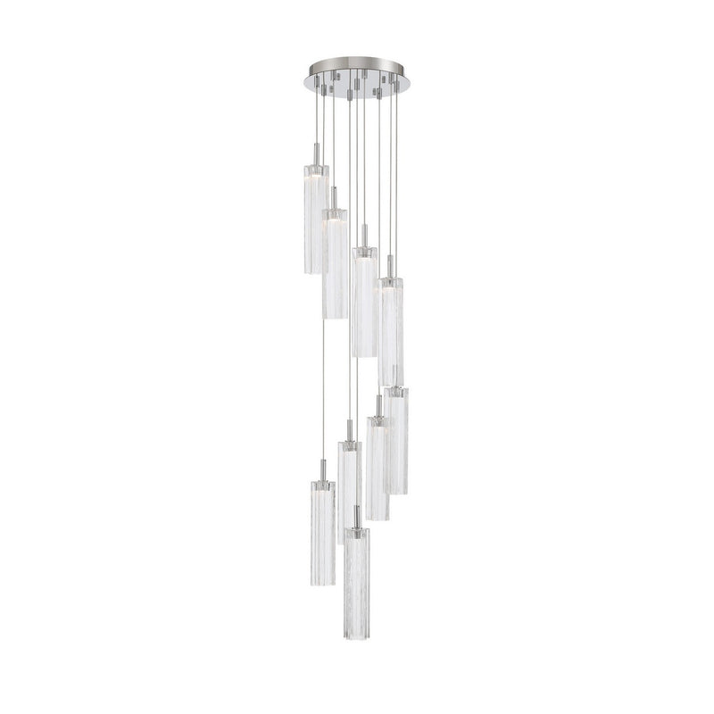 Crystorama ADD-405-CH-CL LED Pendant, Polished Chrome