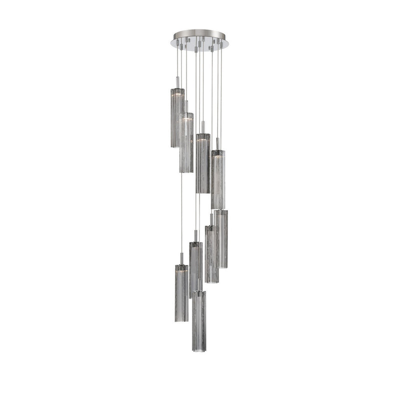 Crystorama ADD-405-CH-SM LED Pendant, Polished Chrome