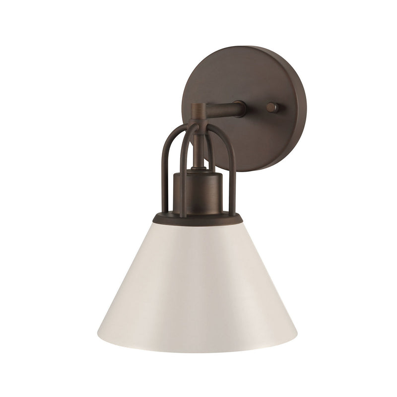 Hunter 13167 One Light Wall Sconce, Sandstone