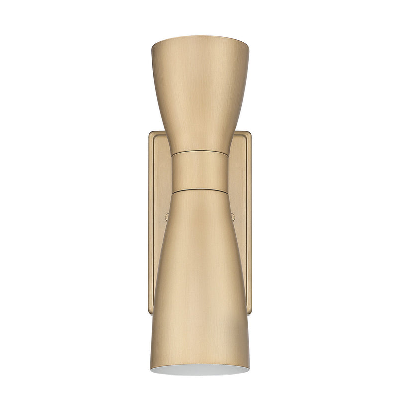 Hunter 13223 Two Light Wall Sconce, Luxe Gold