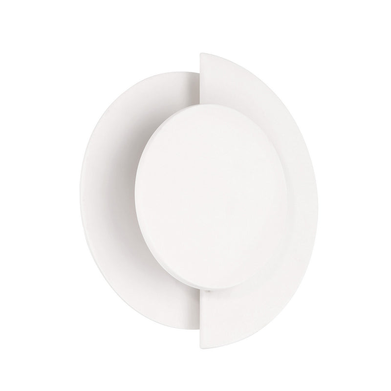Hunter 13264 LED Wall Sconce, Matte White Ceramic