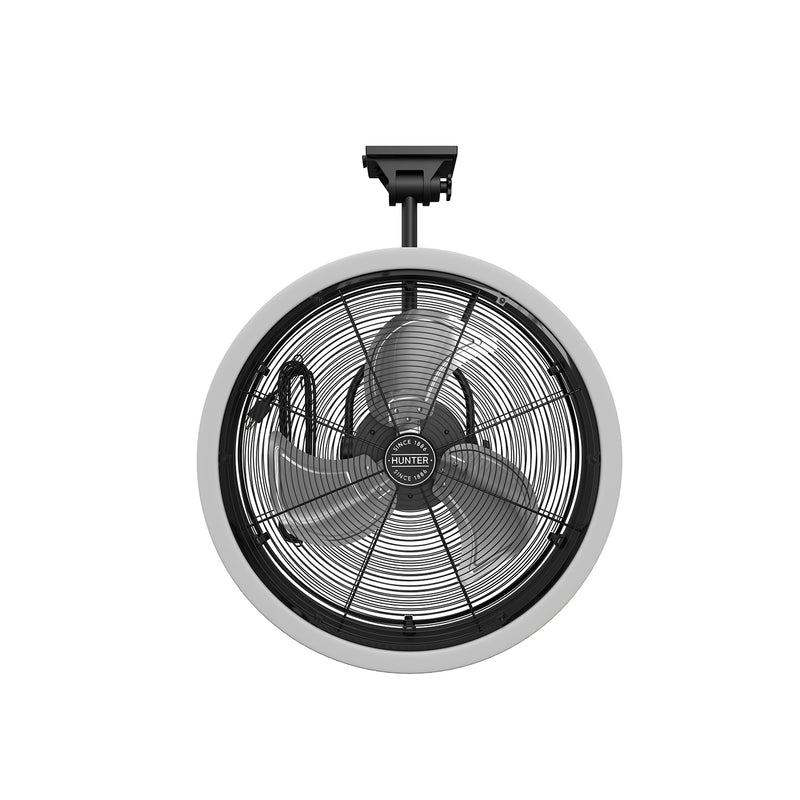 Hunter 97319 Garage Fan, Matte Black