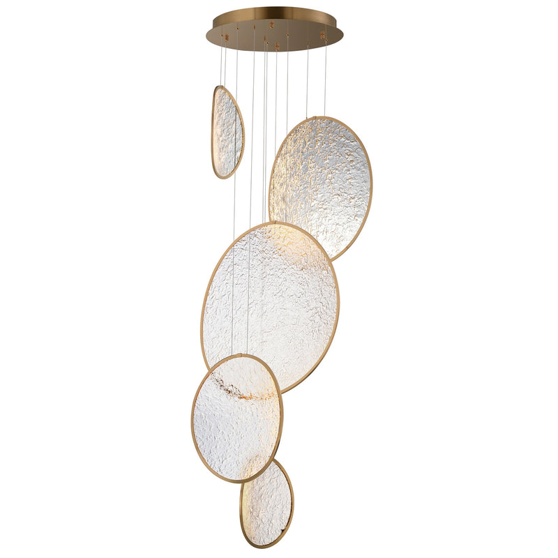 ET2 E24976-BCN LED Pendant, Brushed Champagne