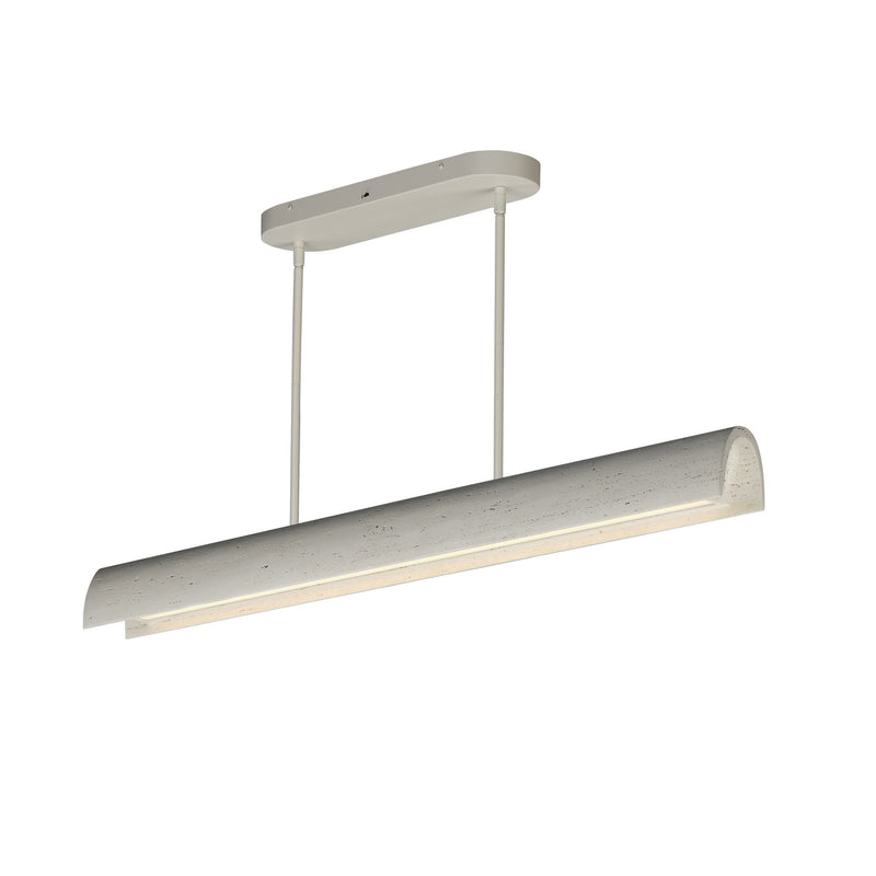 ET2 E25236-CHK LED Linear Pendant, Chaulk White