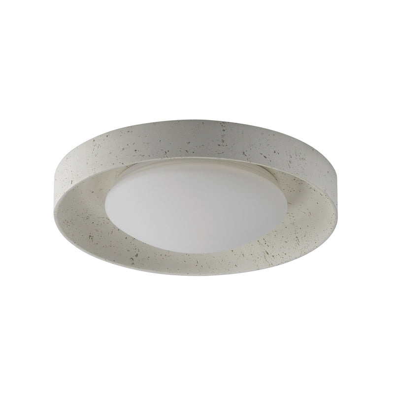 ET2 E25238-CHK LED Flush Mount, Chaulk White