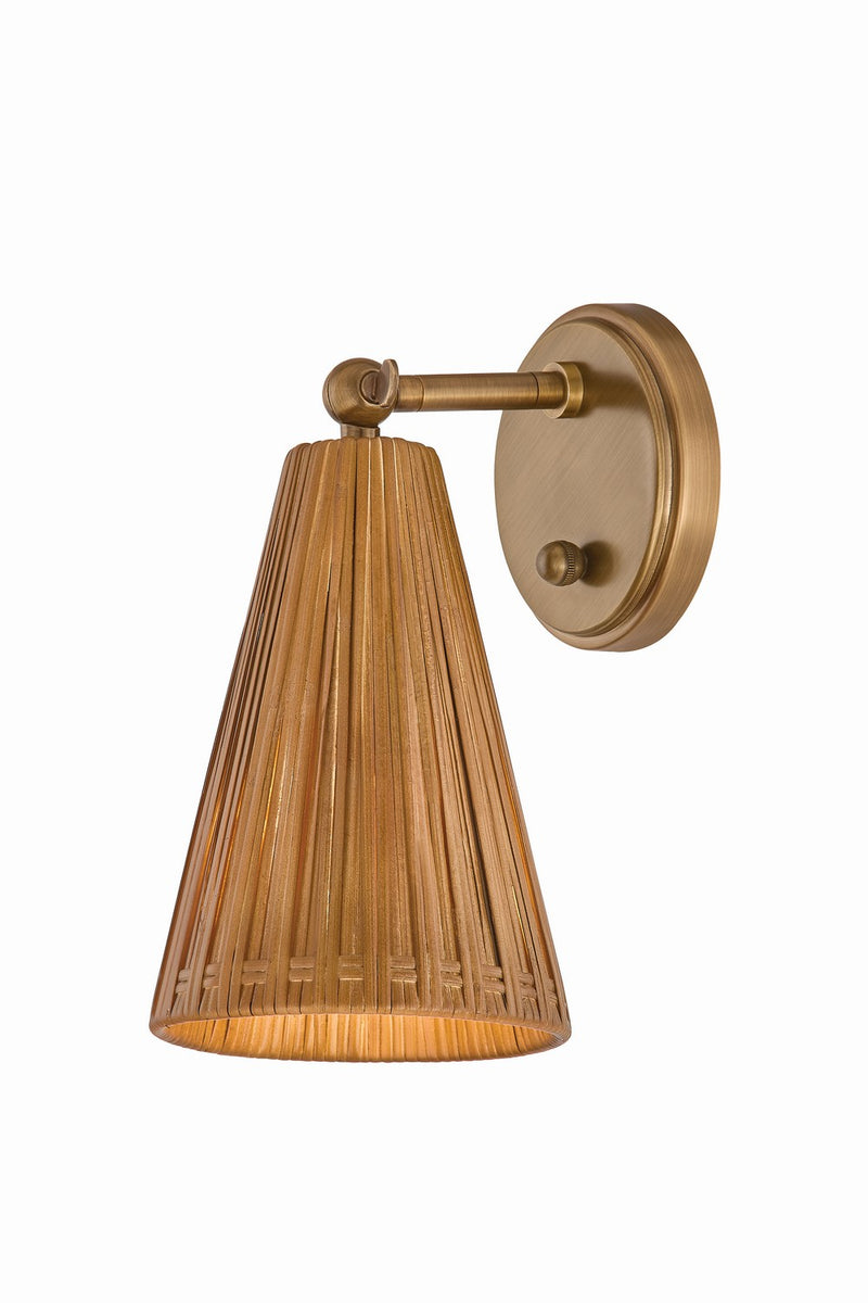 Troy Lighting B1910-PBR One Light Wall Sconce, Patina Brass