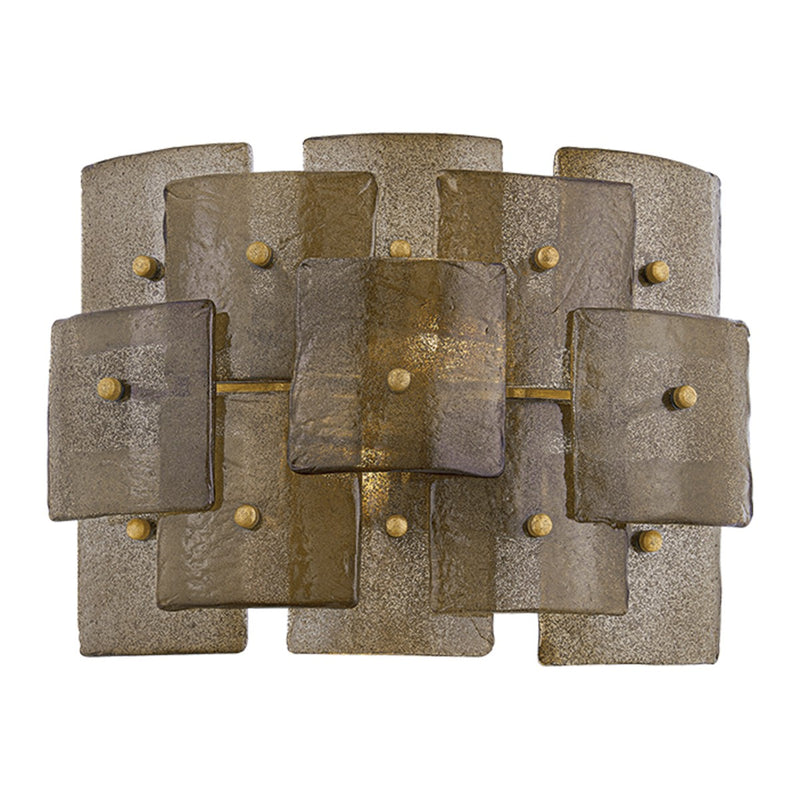 Troy Lighting B2111-PGL Two Light Wall Sconce, Patina Gold Leaf