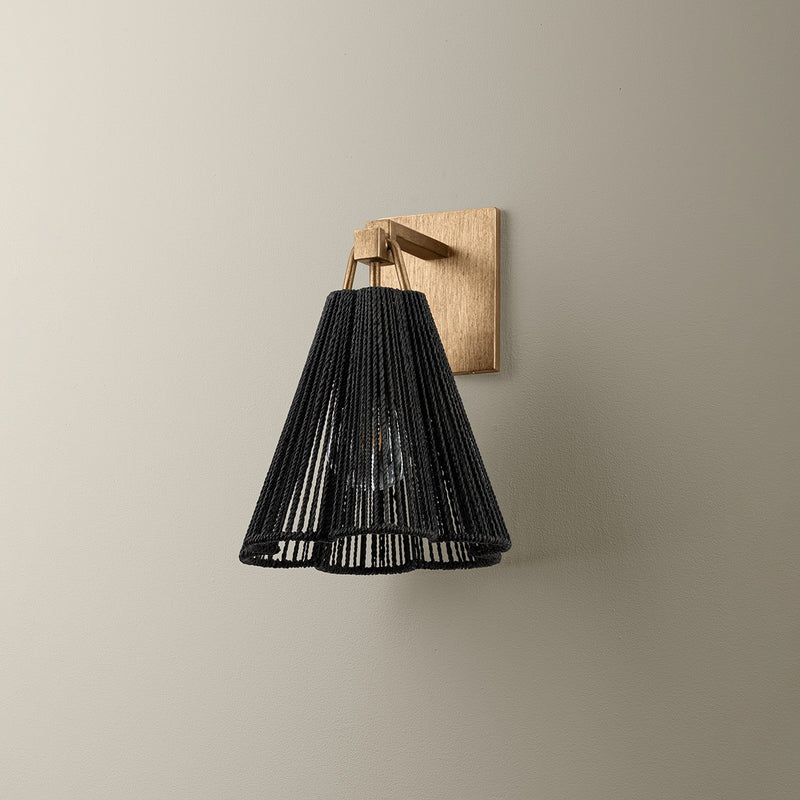 Troy Lighting B3413-PGL One Light Wall Sconce, Patina Gold Leaf