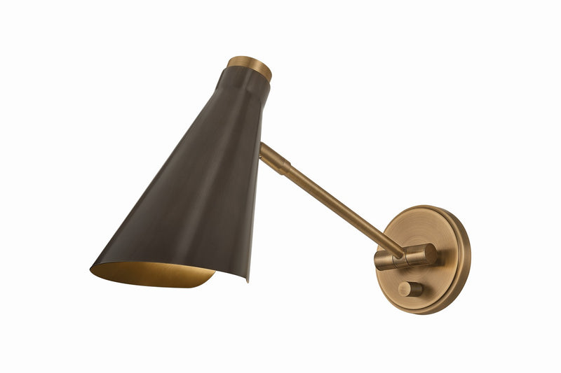 Troy Lighting B4311-PBR/BRZ One Light Wall Sconce, Patina Brass