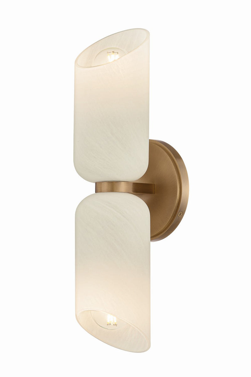 Troy Lighting B4714-PBR Two Light Bath and Vanity, Patina Brass