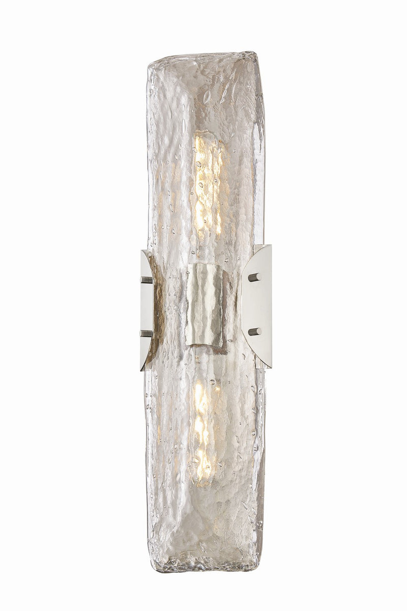 Troy Lighting B5124-PN Two Light Wall Sconce, Polished Nickel