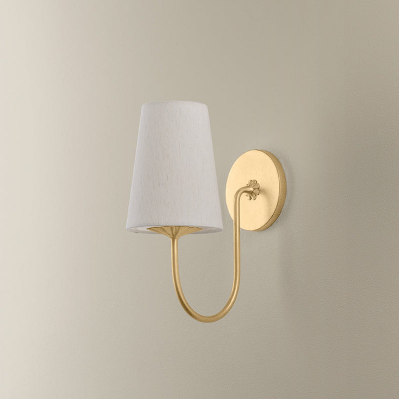 Troy Lighting B5713-VGL One Light Wall Sconce, Vintage Gold Leaf