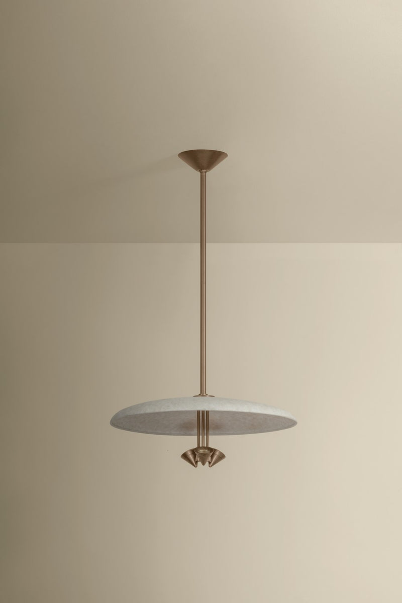 Troy Lighting F2820-PBR/WTW LED Pendant, Patina Brass