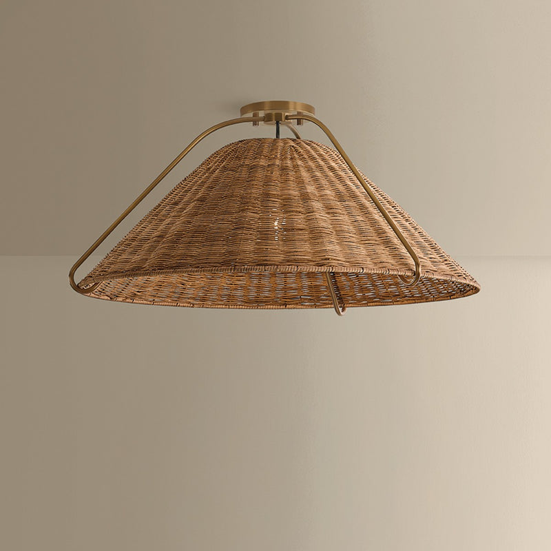 Troy Lighting F4326-PBR One Light Pendant, Patina Brass