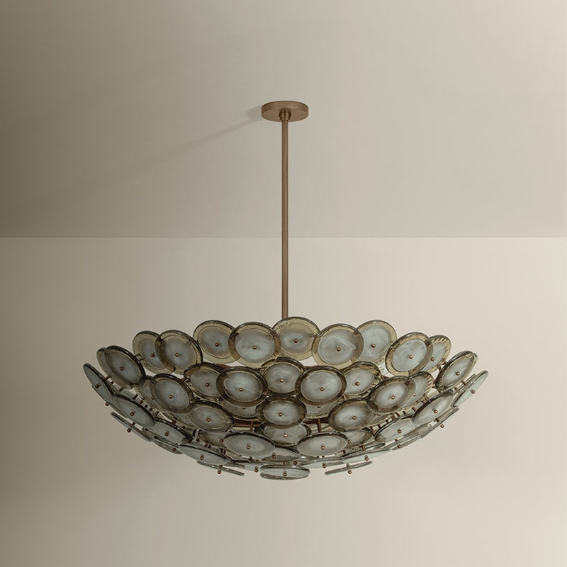 Troy Lighting F5240-PBR 14 Light Chandelier, Patina Brass