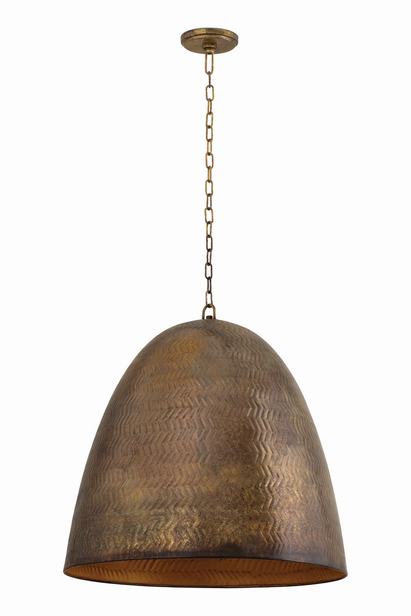Troy Lighting F6424-BRZ One Light Pendant, Bronze
