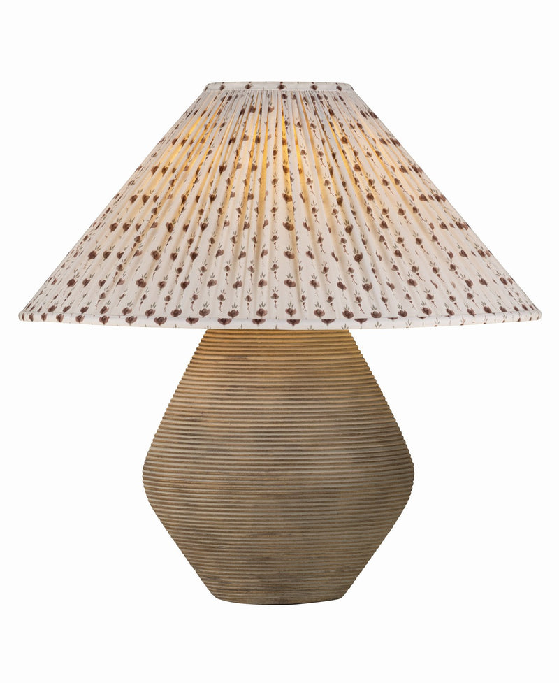 Troy Lighting PTL1011-P302 One Light Table Lamp, Reggio
