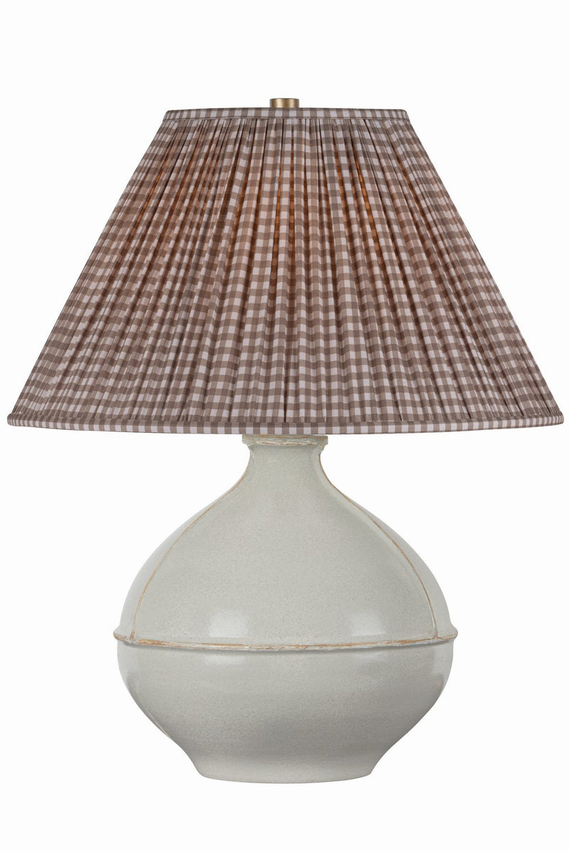 Troy Lighting PTL1624-PBR/CPS-P203 One Light Table Lamp, Patina Brass