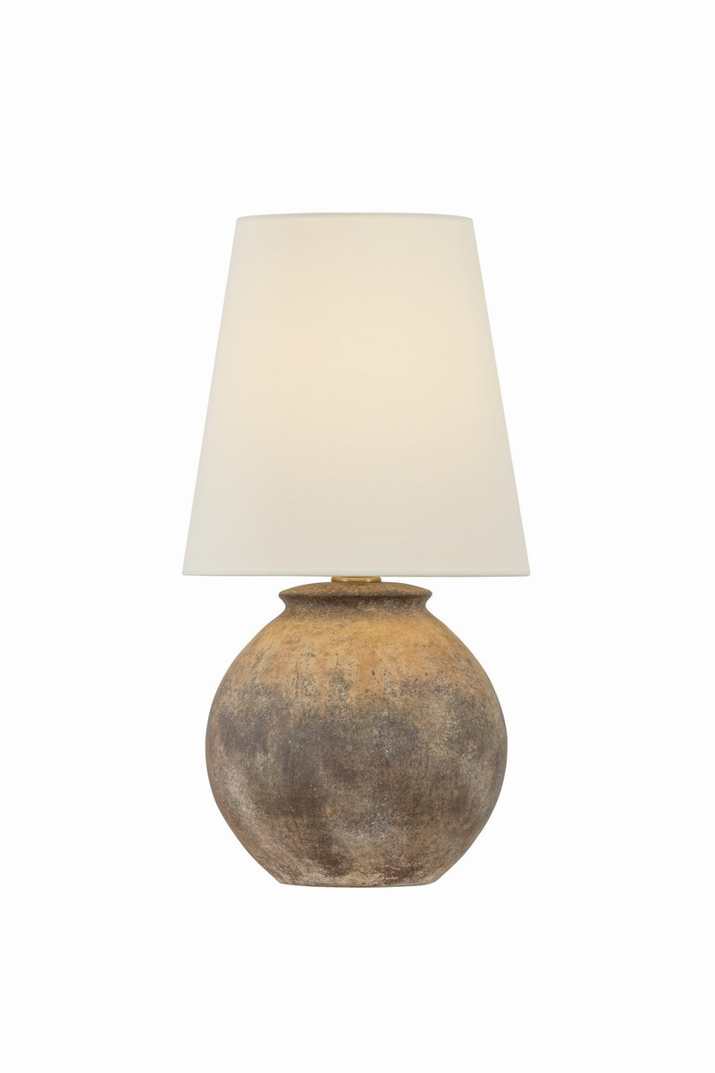 Troy Lighting PTL3320-PBR/CCT One Light Table Lamp, Patina Brass