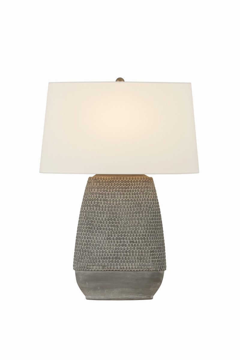 Troy Lighting PTL4527-PBR/CGA One Light Table Lamp, Patina Brass