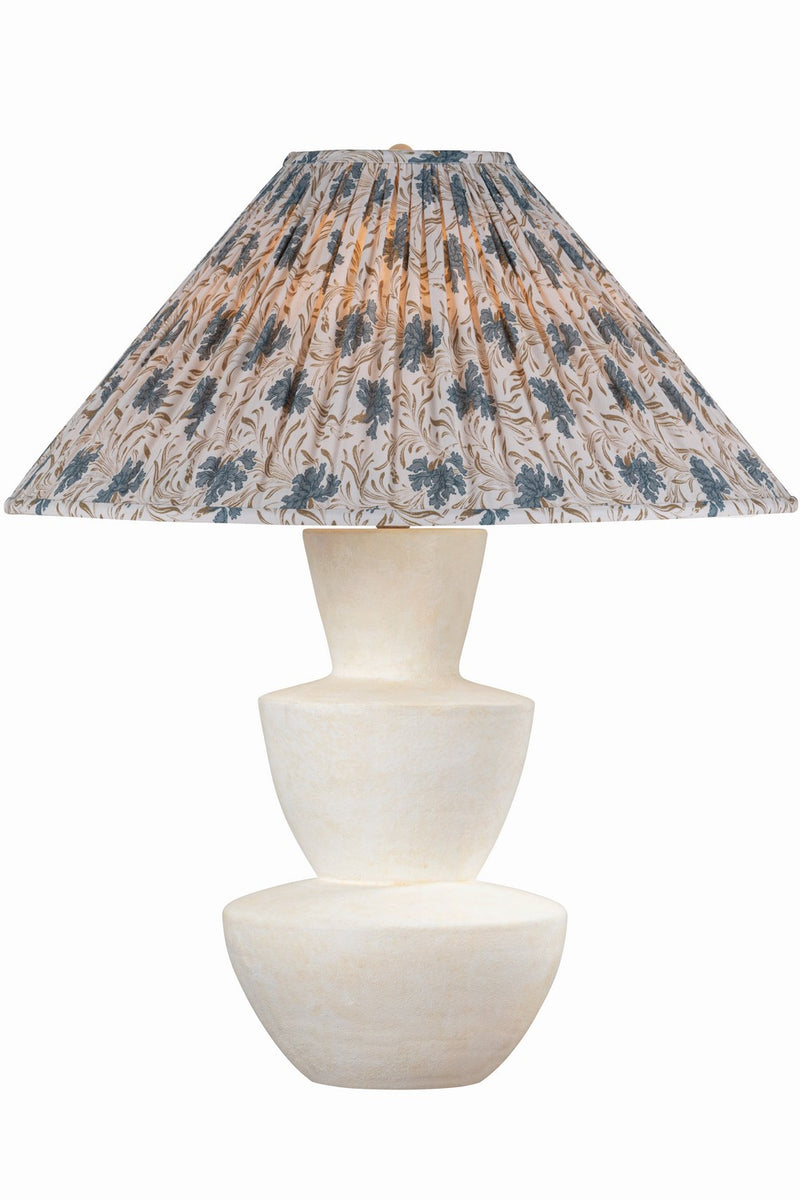 Troy Lighting PTL4930-PBR/CIX-P301 One Light Table Lamp, Patina Brass